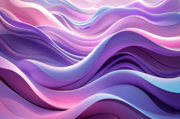 A Close Up of a Colorful Wave