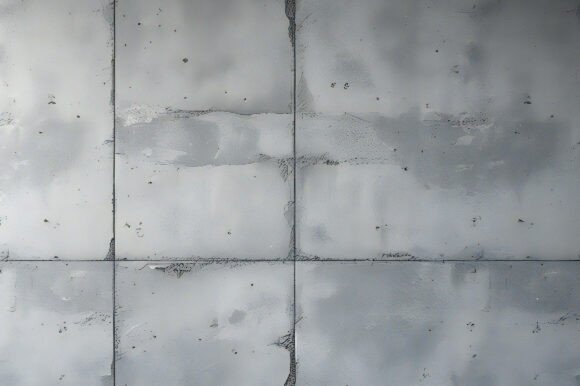 A Grey Tile with Cracks