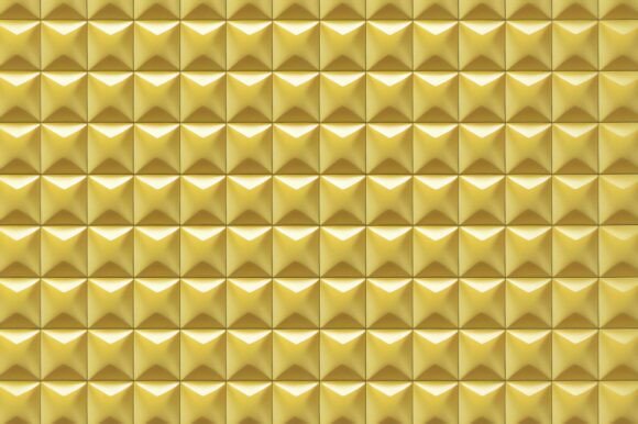 A Wall of Squares with a Pattern
