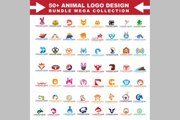 Big Set Animal Logo Creative Bundle