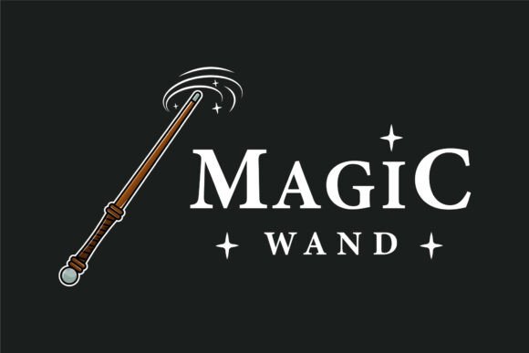 Magic Wand Logo Vector Color Design: A Versatile Symbol for Fantasy and Business