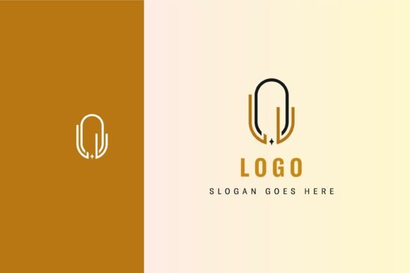Modern L and V Letters Logo Design