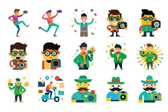 Photographer Vector Flat Isolated Vector: A Versatile Design Resource