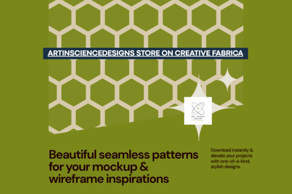Seamless Green Pattern PNG
